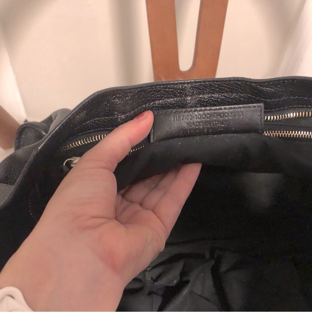💥 BALENCIAGA City Metallic Edge Black Leather w/ Gold Hardware - Picture 16 of 16